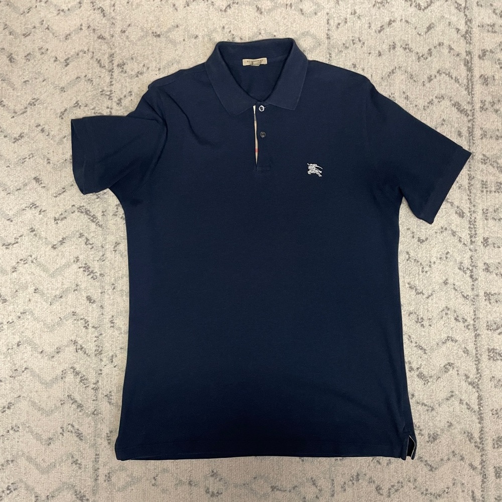 Burberry Brit Men’s Polo Blue Sz Medium